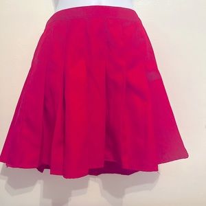 Tennis skirt with attached shorts